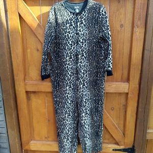 Leopard print pajamas